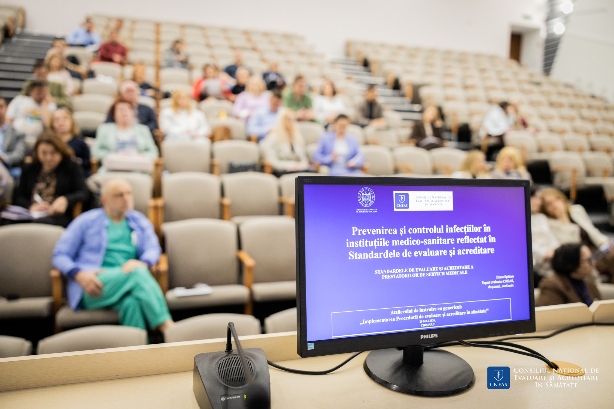 Atelier de instruire: "Implementarea procedurii de evaluare și acreditare în sănătate"